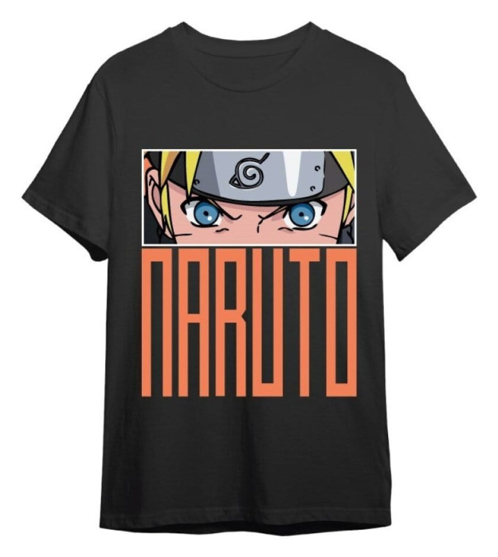 Naruto T-Shirt Naruto Eyes Black Size XXL 1