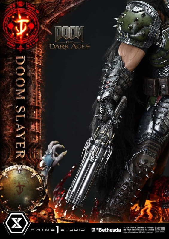DOOM: The Dark Ages Ultimate Premium Masterline Series Statue 1/4 DOOM Slayer 77 cm 9