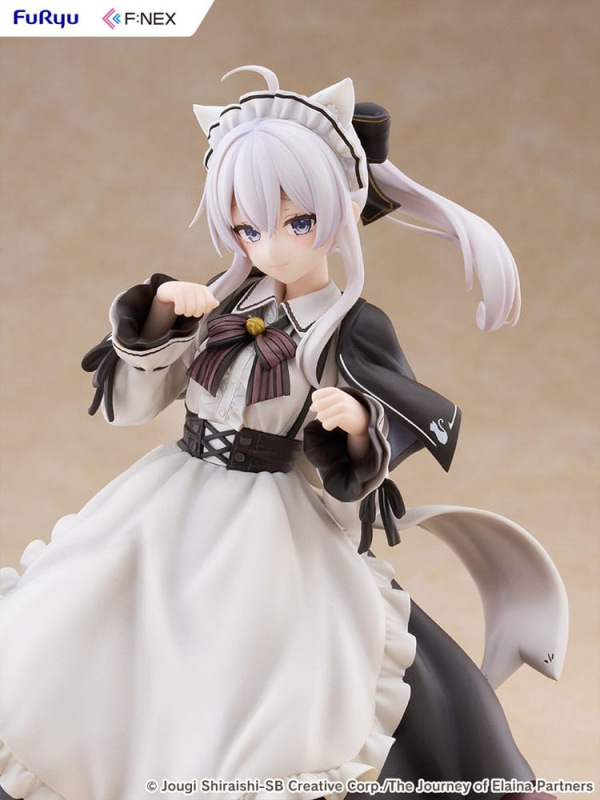 Wandering Witch: The Journey of Elaina F:NEX PVC Statue 1/7 Elaina Maid costume with cat ears Ver. 2 5