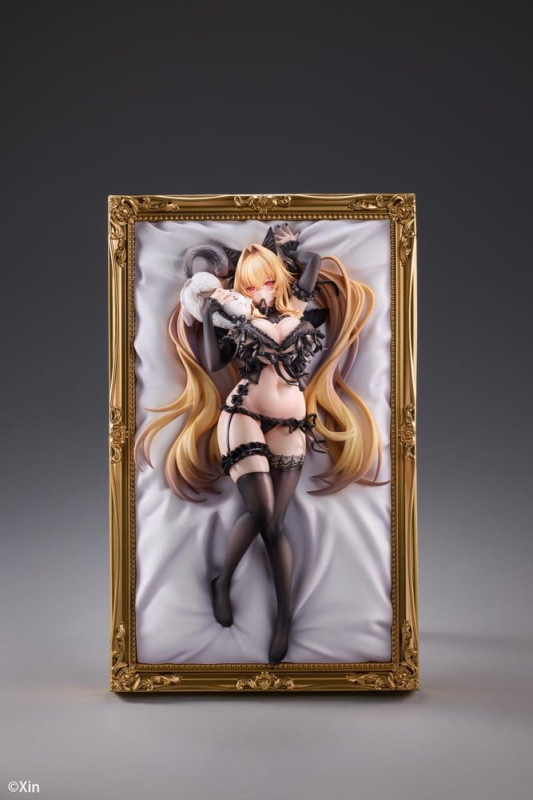 Original Character PVC Figure 1/7 Stella Black Cat Ver. Deluxe Edition 27 cm