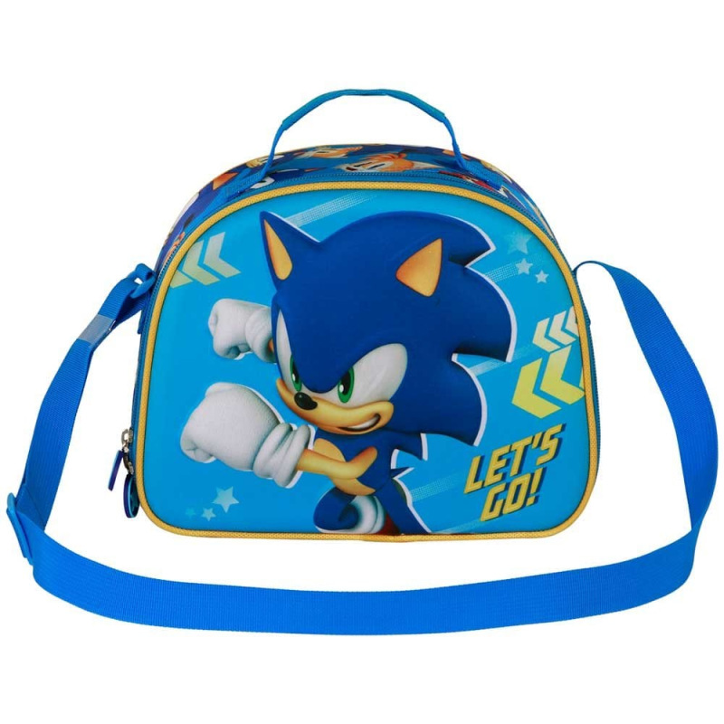 Sonic - The Hedgehog 3D Lunch Bag SEGA Go Blue 1