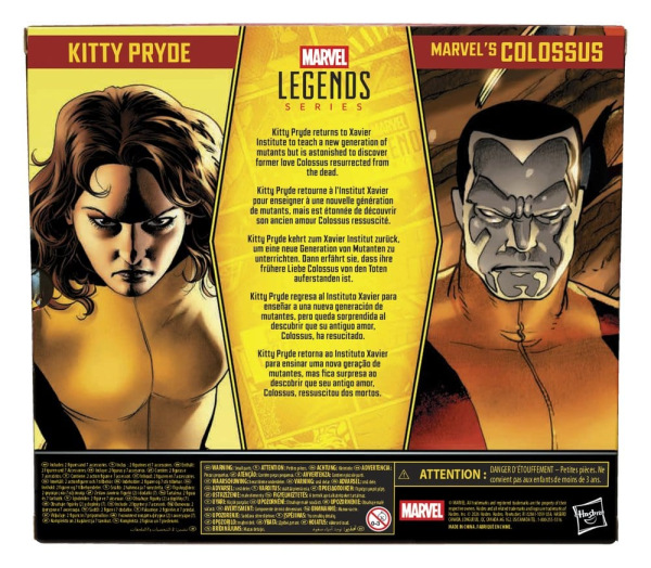 Astonishing X-Men Marvel Legends Action Figure 2-Pack Kitty Pryde & Marvel's Colossus 15 cm 5
