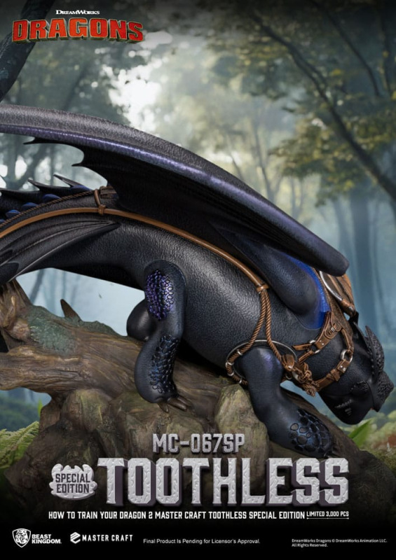 How To Train Your Dragon 2 Master Craft Statue Toothless 38 cm 5