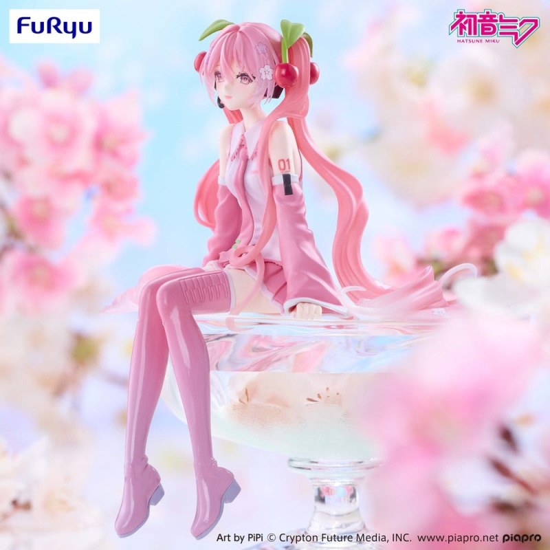 Hatsune Miku Noodle Stopper PVC Figure Sakura Miku 2026 Smile Ver. 14 cm 2