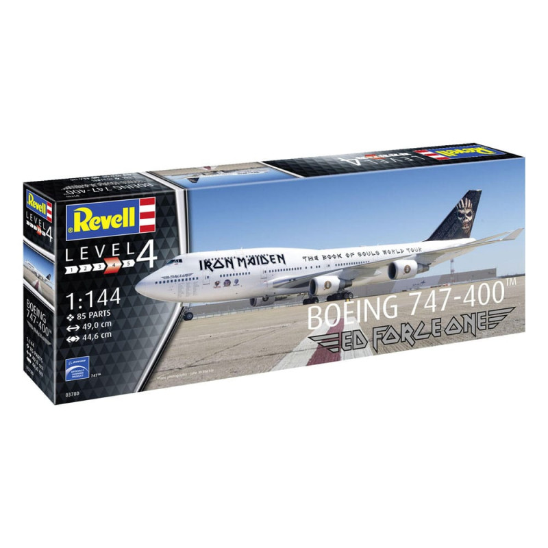 Iron Maiden Model Kit 1/144 Boeing 747-400 "Ed Force One" 49 cm 1