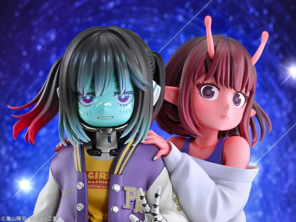 Milky Subway The Galactic Limited Express PVC Figures 2-Pack Chiharu & Makina 18 cm 3