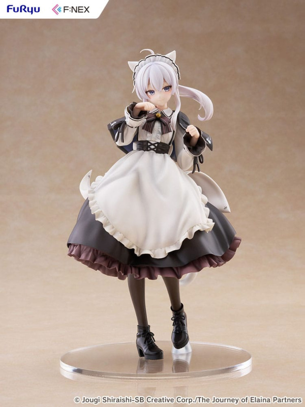Wandering Witch: The Journey of Elaina F:NEX PVC Statue 1/7 Elaina Maid costume with cat ears Ver. 2 3