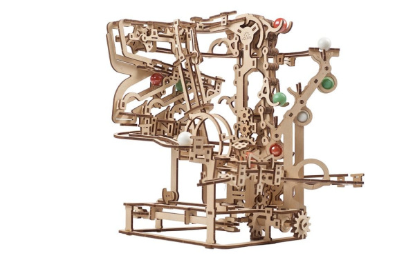 Ugears 3D Wooden Puzzle Marble Run Chain Hoist 1