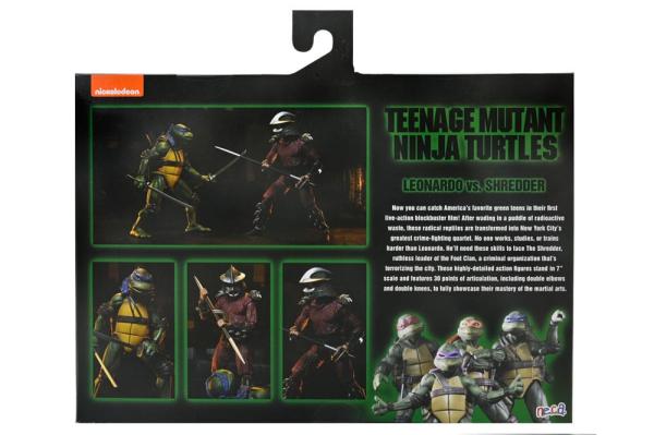 Teenage Mutant Ninja Turtles (1990 Movie) Action Figure Roof Top Battle Shredder vs Leo 18 cm 4