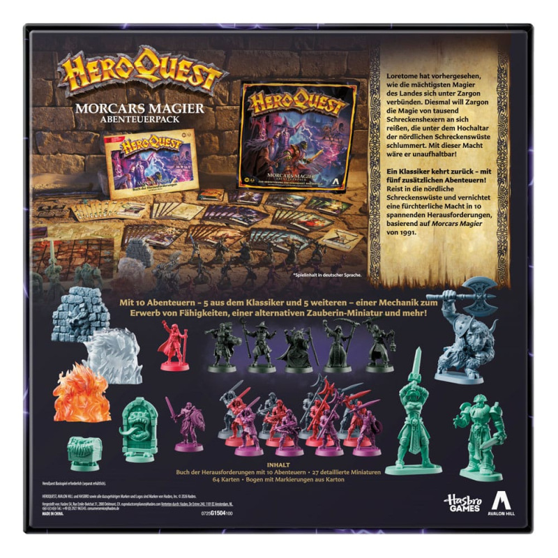 HeroQuest Board Game Expansion Morcars Magier Quest Pack *German Version* 1