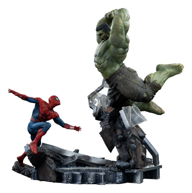 Marvel Comics Art Scale Statue 1/10 Spider-Man vs Hulk 38 cm 2