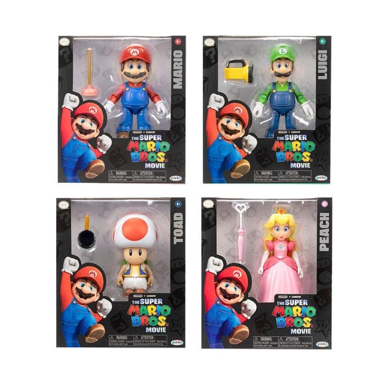 The Super Mario Bros. Movie Action Figures 13 cm Assortment (6)