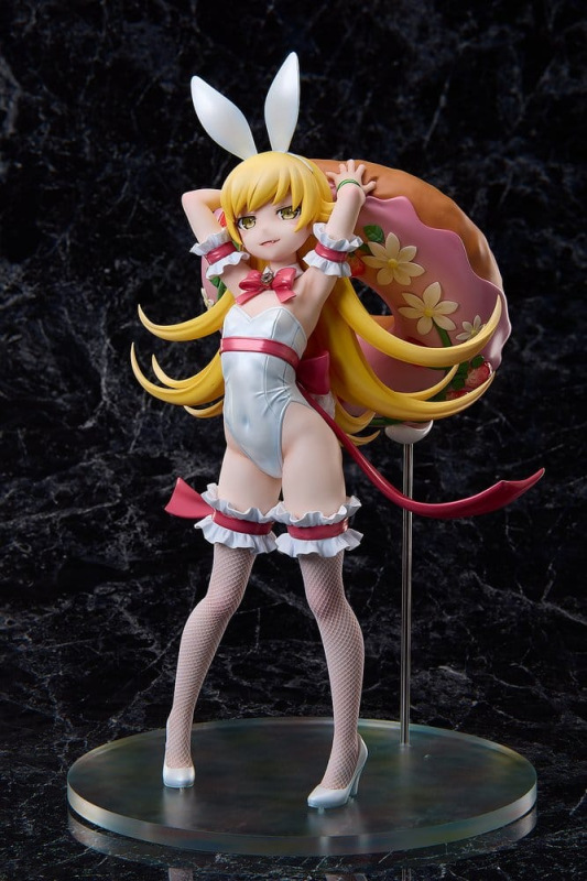Monogatari Series PVC Statue 1/4 Shinobu Oshino White Bunny Ver. 35 cm 1