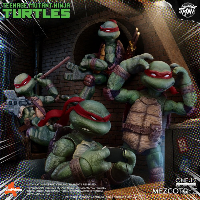 Teenage Mutant Ninja Turtles One:12 Collective Action Figures 1/12 Boxed Set 17 cm 9