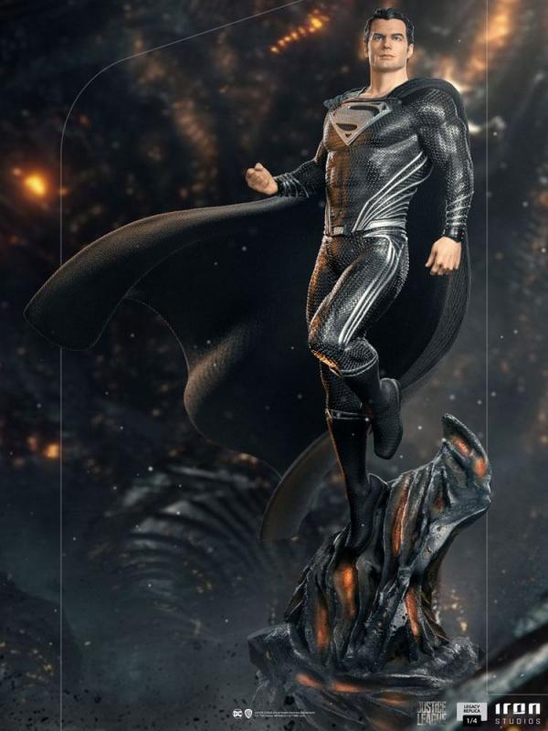 Zack Snyder's Justice League Statue 1/4 Superman Black Suit 65 cm