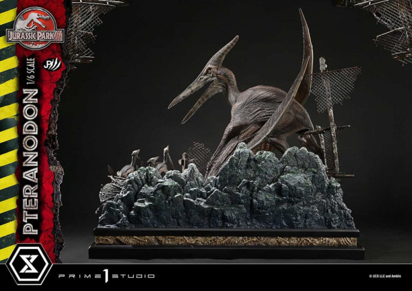 Jurassic Park III Legacy Museum Collection Statue 1/6 Pteranodon Bonus Version 68 cm 10