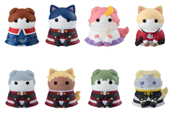 Mobile Suit Gundam SEED Mega Cat Project Mini Figures Nyandam SEED Cats in Disguise Blind Box Displa