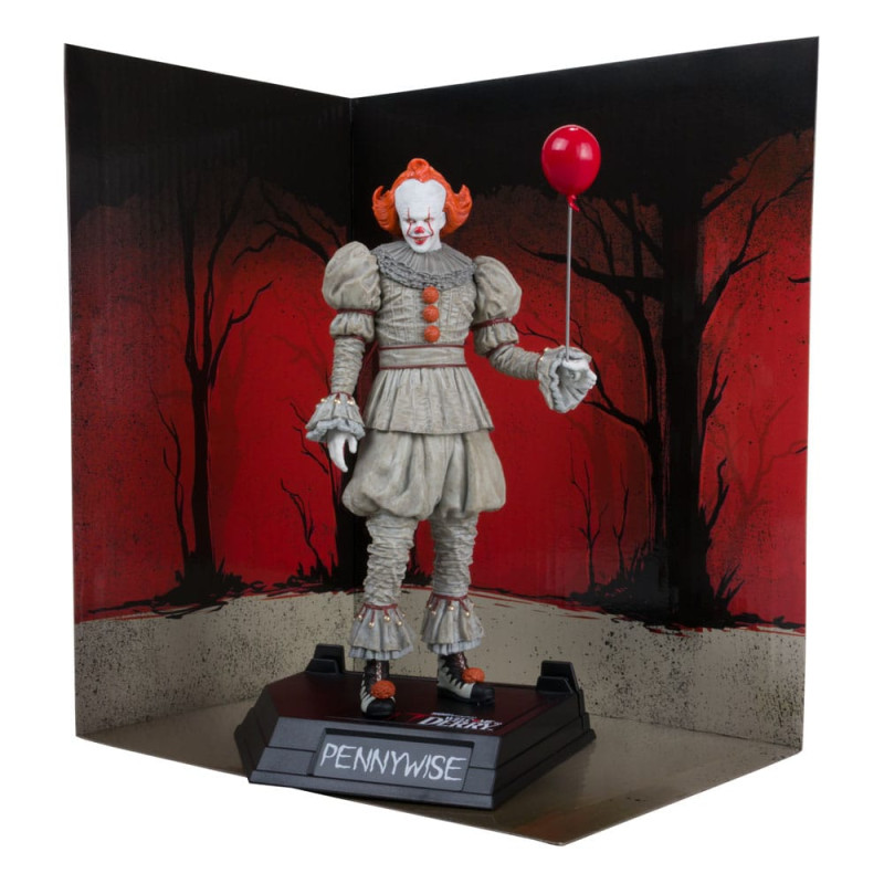 It: Welcome to Derry Movie Maniacs PVC Statue Pennywise (Gold Label) 16 cm 5