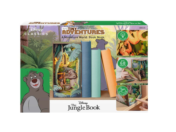 Disney Tiny Adventures Book Nook Mini Diorama The Jungle Book 23 cm 7
