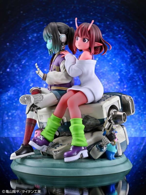Milky Subway The Galactic Limited Express PVC Figures 2-Pack Chiharu & Makina 18 cm 4
