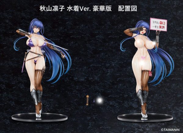 Taimanin RPGX Statue 1/6 Rinko Akiyama Swimsuit Ver. DX Edition 27 cm 8