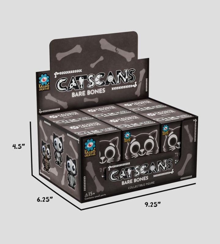 Catscans Mini Figures S2 Bare Bones 6 cm Blind Box Display (6) 11
