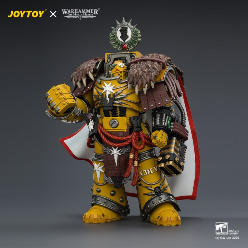 Warhammer Action Figure Imperial Fists Lord Castellan Evander Garrius, The Tyrant of Cthonia 14 cm 3