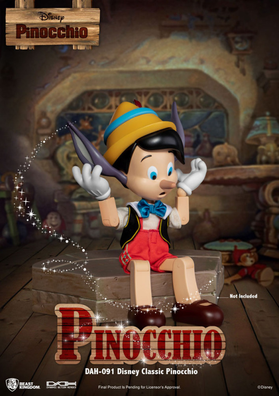 Disney Classic Dynamic 8ction Heroes Action Figure 1/9 Pinocchio 18 cm 4