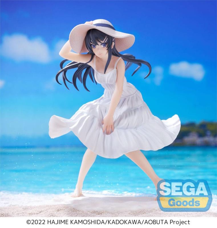 Rascal Does Not Dream of a Bunny Girl Senpai Luminasta PVC Statue Mai Sakurajima Summer Dress 17 cm