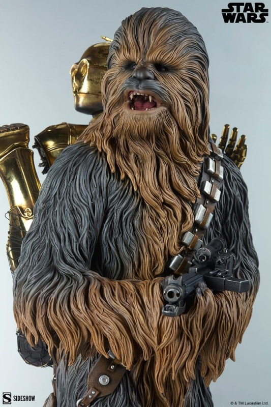 Star Wars Premium Format Figure Chewbacca and C-3PO 63 cm 12