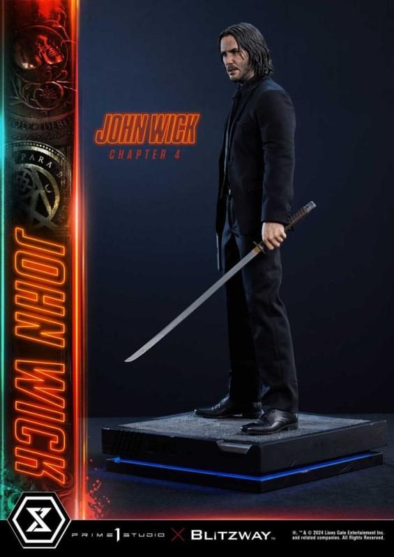 John Wick Chapter 4 Ultimate Premium Masterline Series Statue 1/4 John Wick Deluxe Bonus Version 54