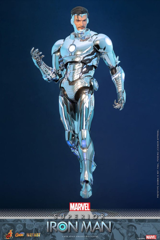Marvel Comic Diecast Masterpiece Action Figure 1/6 Superior Iron Man 32 cm 5
