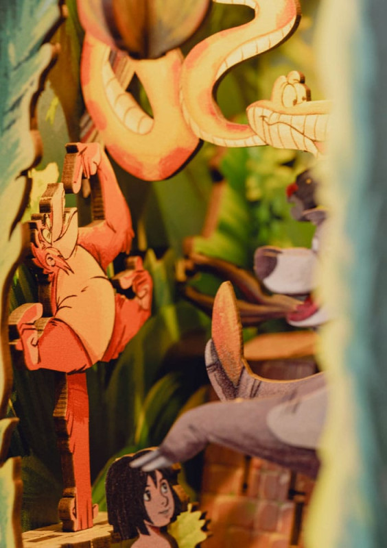 Disney Tiny Adventures Book Nook Mini Diorama The Jungle Book 23 cm 3