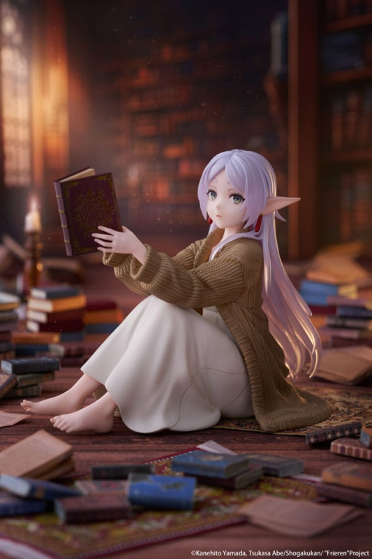 Frieren: Beyond Journey's End PVC Statue Desktop Cute Figure Frieren Roomwear Ver. 13 cm 9