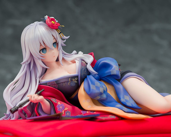 Neptunia x Senran Kagura Statue 1/7 Black Heart Kimono Ver. 10 cm 7