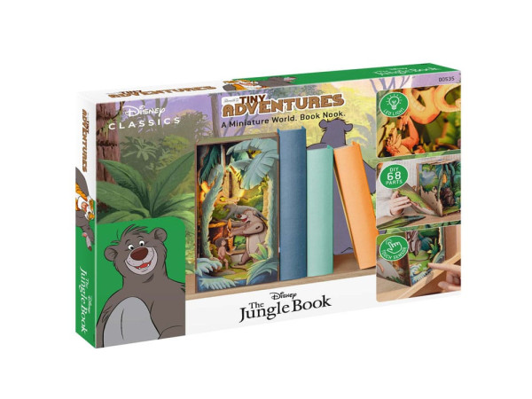 Disney Tiny Adventures Book Nook Mini Diorama The Jungle Book 23 cm 6