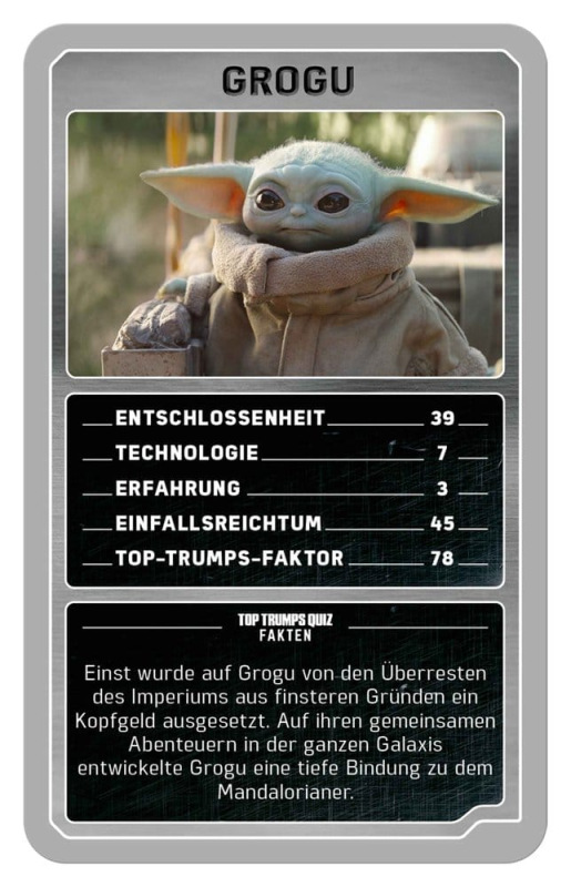 The Mandalorian and Grogu Card Game Top Trumps Collectables *German Version* 2