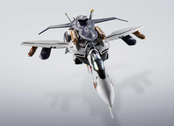 Macross 7 Hi-Metal R Action Figure VF-0S Phoenix (Roy Focker Use) & QF-2200D-B Ghost Set 14 cm 8