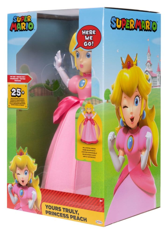 World of Nintendo Talking Action Figure Princess Peach Yours Truly 36 cm 4