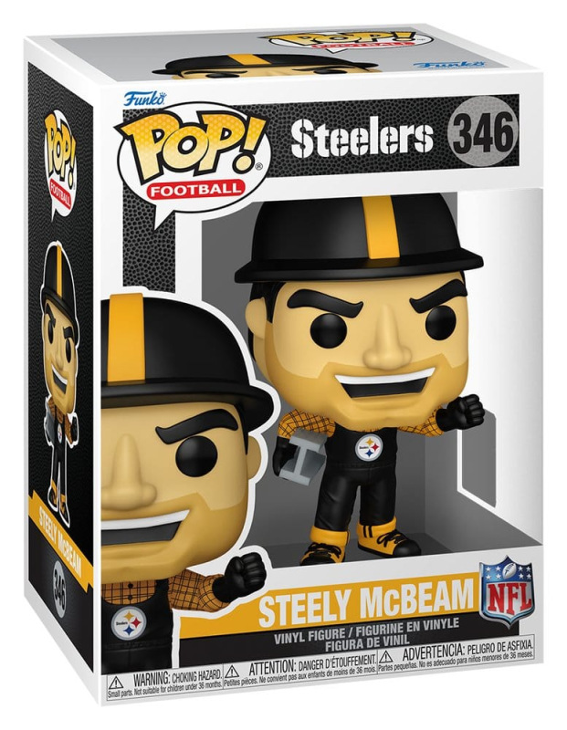 NFL POP! Vinyl Figure Mascots: Steelers- Steely McBeam 9 cm 1