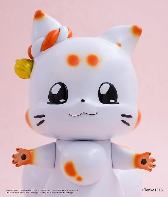 Little Fox with Two Tails Vinyl Figure Chibi Creature Tenko 15 cm 5