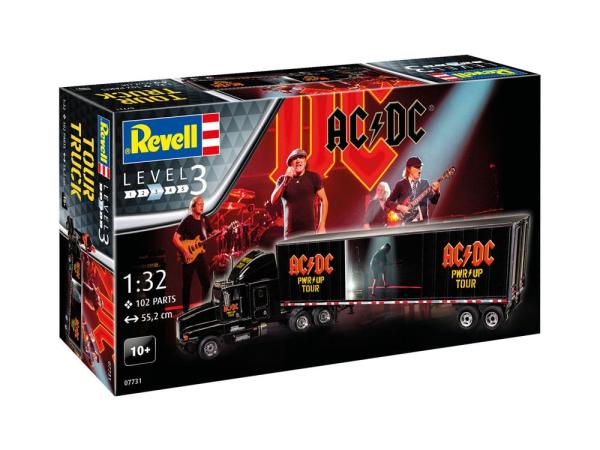 AC/DC Model Kit Gift Set Tour Truck & Trailer 55 cm 9