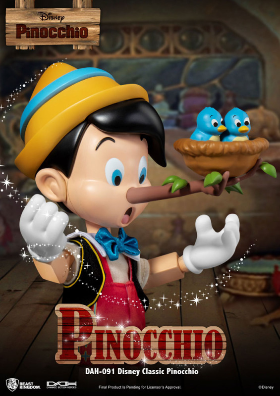 Disney Classic Dynamic 8ction Heroes Action Figure 1/9 Pinocchio 18 cm 6