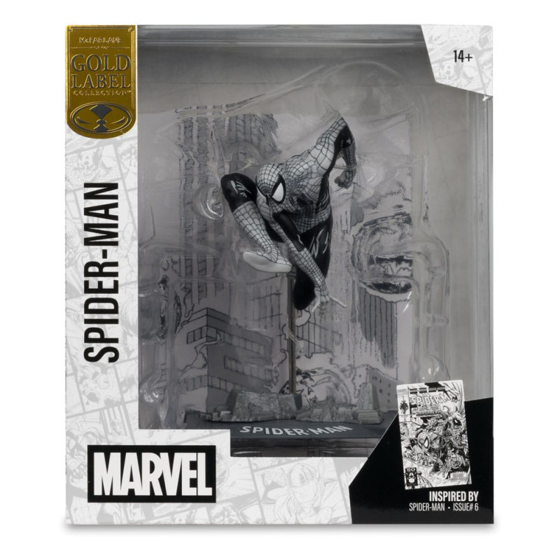 Marvel Collection PVC Statue 1/10 Spider-Man (Spider-Man #6)(Line Art)(Gold Label) 10 cm 5