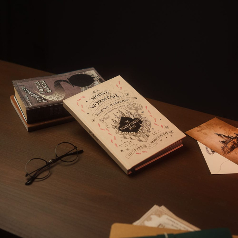 Harry Potter Premium Notebook A5 with Light Marauder's Map 3
