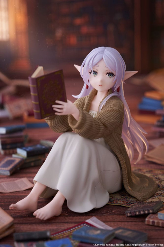Frieren: Beyond Journey's End PVC Statue Desktop Cute Figure Frieren Roomwear Ver. 13 cm 11