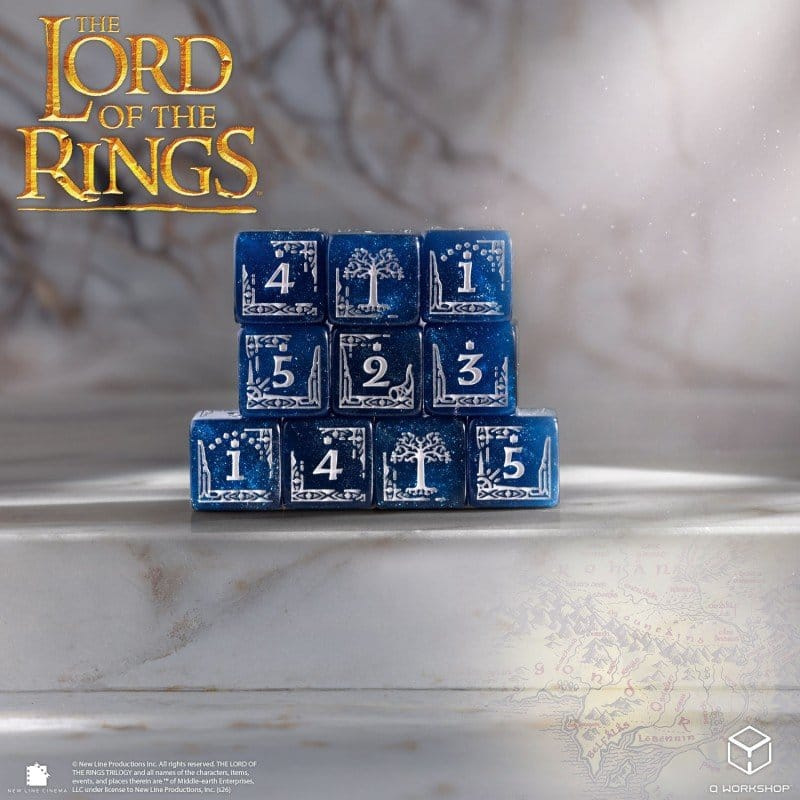The Lord of the Rings: 10 D6 Dice Set Gondor 2