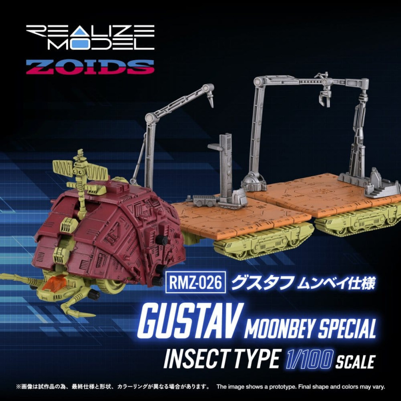 Zoids Plastic Model 1/100 RMZ-026 Gustav Moonbey Special 16 cm 1