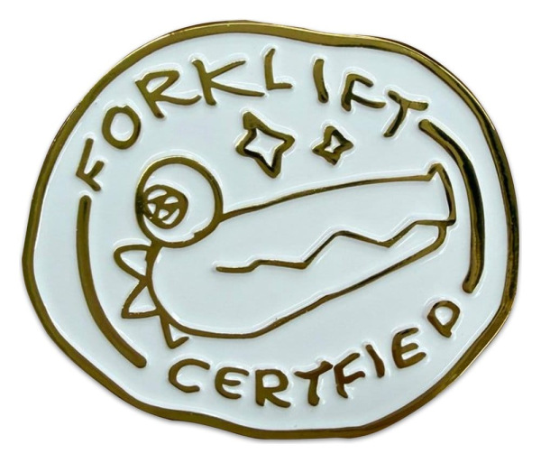 Crashout Crew Pin Badge Forklift Certified