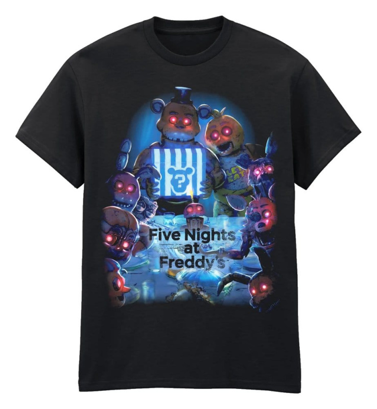 Five Nights at Freddy’s T-Shirt Thanksgiving Black Size M 1